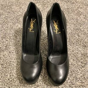 YSL Platform Heels